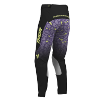 Pantalon cross femme Thor 2027 Launchmode Spotted - Noir Violet 2