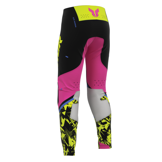 Pantalon cross enfant Thor 2027 Sportmode Punkd - Noir Rose Fuchsia