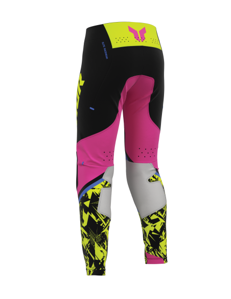 Pantalon cross enfant Thor 2027 Sportmode Punkd - Noir Rose Fuchsia