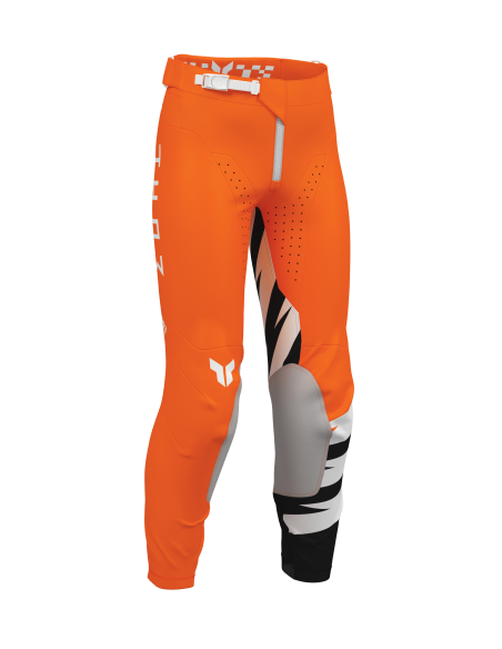 Pantalon cross enfant Thor 2027 Launchmode Shockie - Orange Fluo Noir