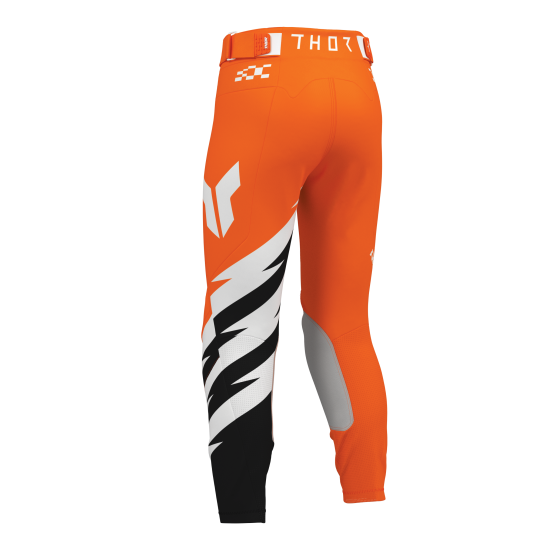 Pantalon cross enfant Thor 2027 Launchmode Shockie - Orange Fluo Noir