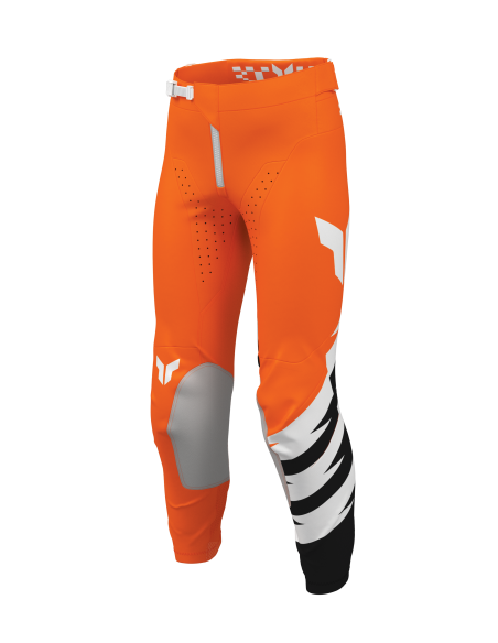 Pantalon cross enfant Thor 2027 Launchmode Shockie - Orange Fluo Noir