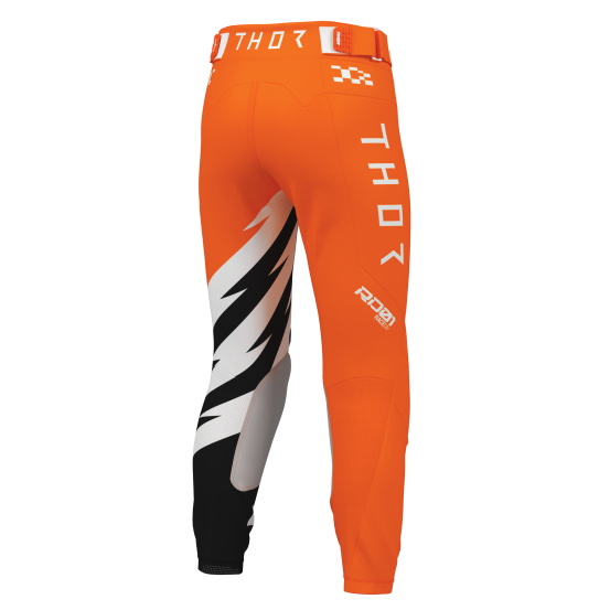 Pantalon cross enfant Thor 2027 Launchmode Shockie - Orange Fluo Noir