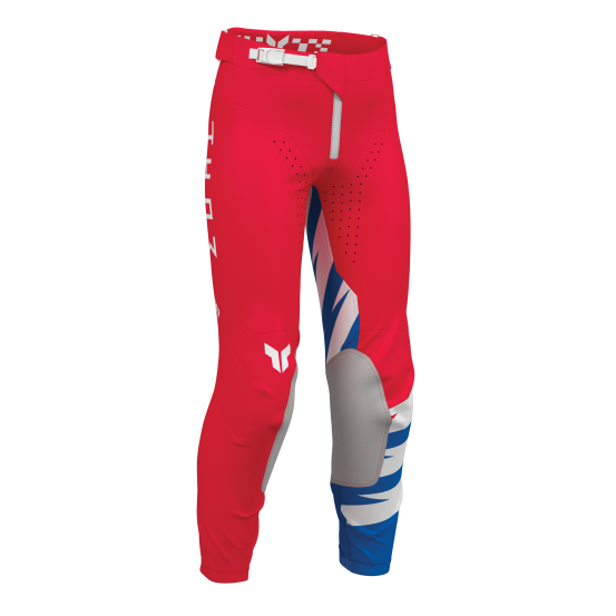 Pantalon cross enfant Thor 2027 Launchmode Shockie - Rouge Bleu