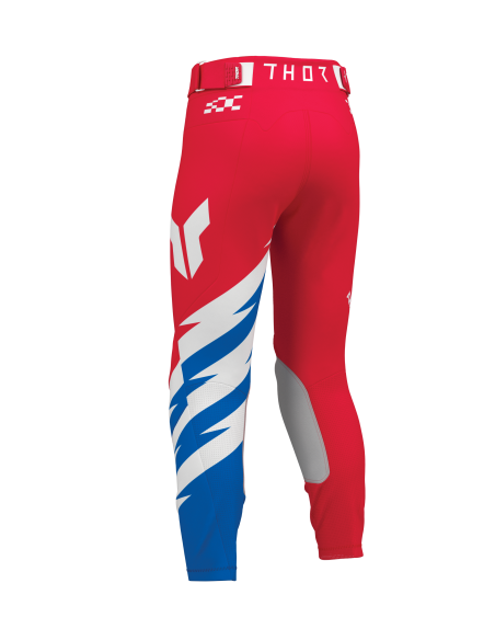 Pantalon cross enfant Thor 2027 Launchmode Shockie - Rouge Bleu