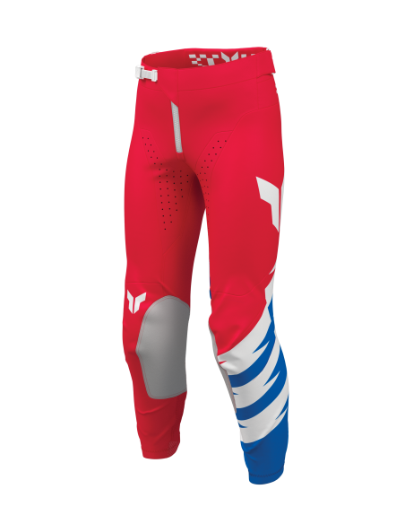 Pantalon cross enfant Thor 2027 Launchmode Shockie - Rouge Bleu