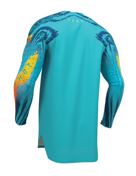 Maillot cross Thor 2027 Sportmode Damascus - Aqua