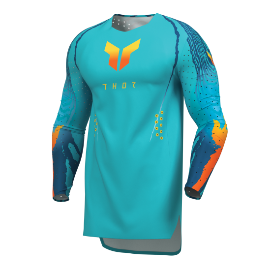 Maillot cross Thor 2027 Sportmode Damascus - Aqua