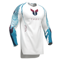 Maillot cross Thor 2027 Sportmode Damascus - Blanc