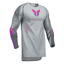 Maillot cross Thor 2027 Sportmode Damascus - Gris