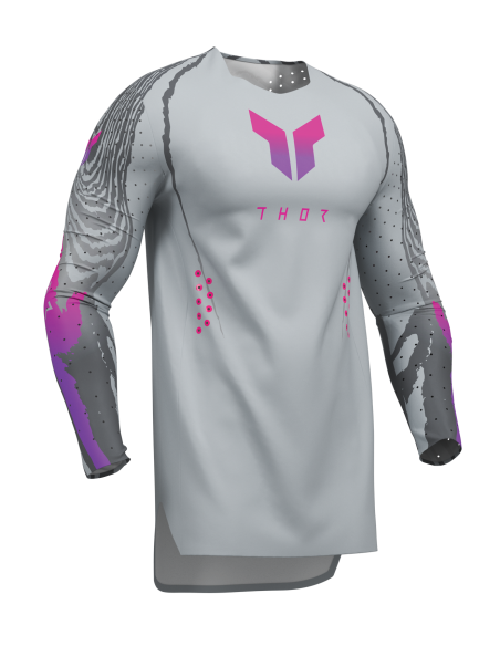 Maillot cross Thor 2027 Sportmode Damascus - Gris