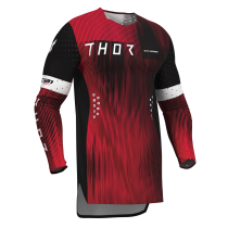 Maillot cross Thor 2027 Sportmode Vanish - Noir Rouge