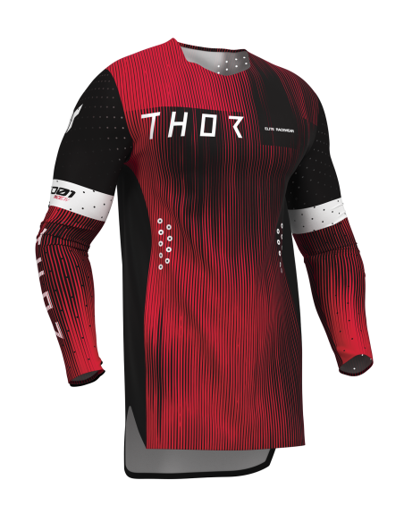 Maillot cross Thor 2027 Sportmode Vanish - Noir Rouge