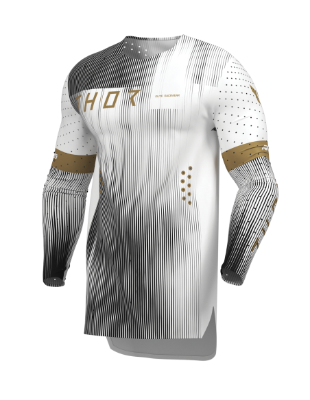 Maillot cross Thor 2027 Sportmode Vanish - Blanc Noir