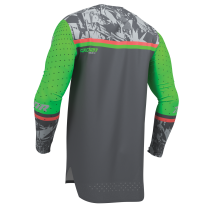 Maillot cross Thor 2027 Sportmode Punkd - Gris Charcoal Vert 2