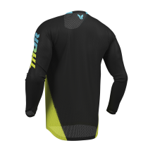 Maillot cross Thor 2027 Launchmode Air Darkside - Noir Jaune Acid 2