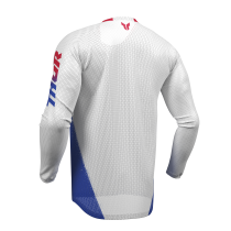 Maillot cross Thor 2027 Launchmode Air Darkside - Blanc Bleu 2