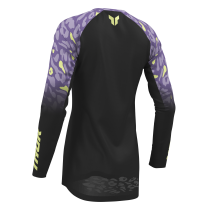 Maillot cross femme Thor 2027 Launchmode Spotted - Noir Violet 2