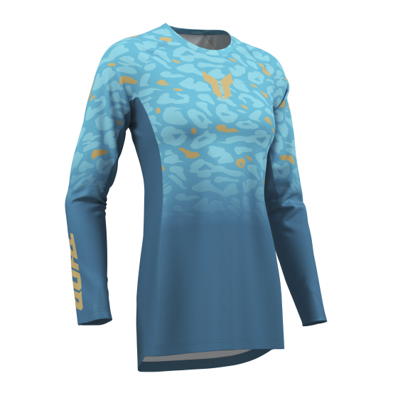 Maillot cross femme Thor 2027 Launchmode Spotted - Vert Starlight