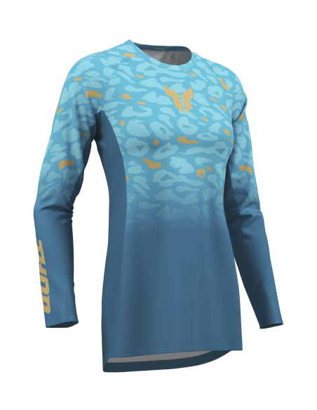 Maillot cross femme Thor 2027 Launchmode Spotted - Vert Starlight