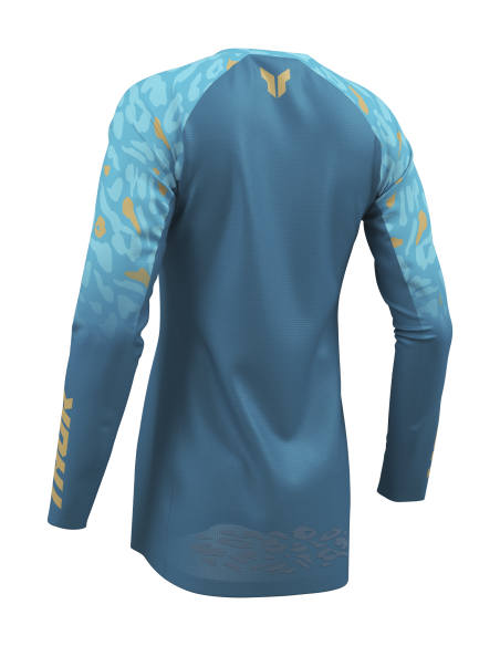 Maillot cross femme Thor 2027 Launchmode Spotted - Vert Starlight