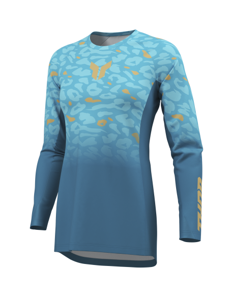 Maillot cross femme Thor 2027 Launchmode Spotted - Vert Starlight