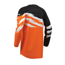 Maillot cross enfant Thor 2027 Launchmode Shockie - Orange Fluo Noir 2