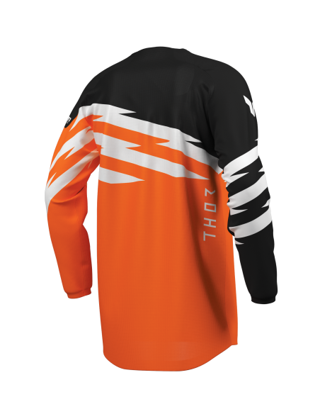Maillot cross enfant Thor 2027 Launchmode Shockie - Orange Fluo Noir