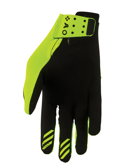 Gants cross Thor Sportmode Iconic - Jaune Acid