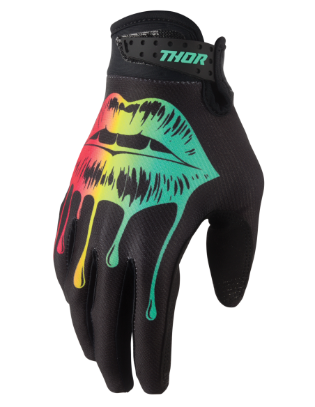 Gants cross Thor Launchmode Lipper - Noir