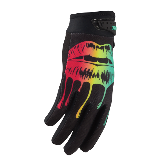 Gants cross Thor Launchmode Lipper - Noir