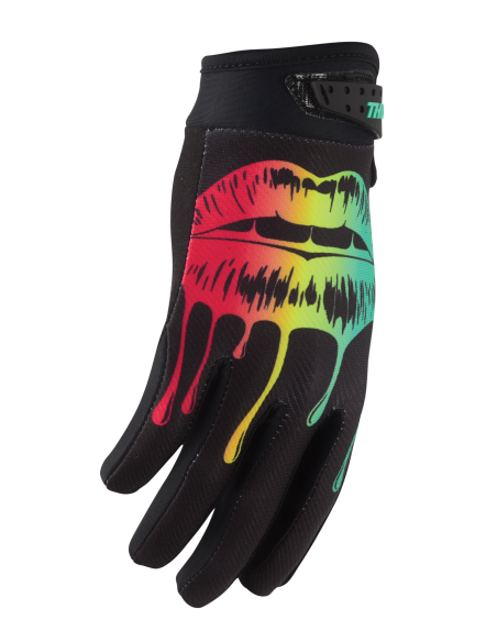 Gants cross Thor Launchmode Lipper - Noir
