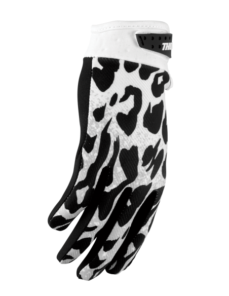 Gants cross Thor Launchmode Namir - Blanc Noir