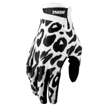 Gants cross enfant Thor Launchmode Namir - Blanc Noir