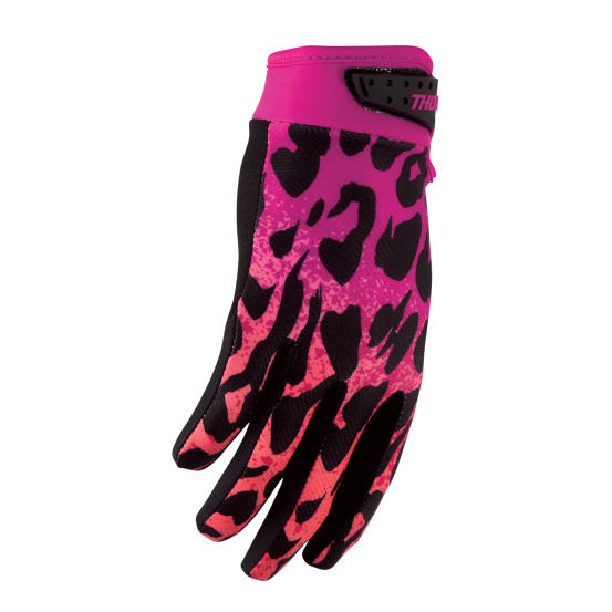 Gants cross enfant Thor Launchmode Namir - Rose Fuschia Noir