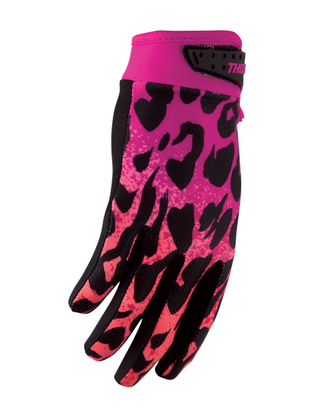 Gants cross enfant Thor Launchmode Namir - Rose Fuschia Noir