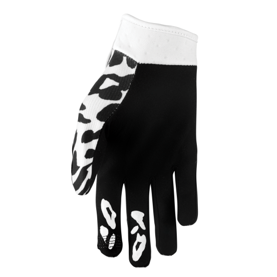 Gants cross enfant Thor Launchmode Namir - Blanc Noir