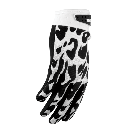 Gants cross enfant Thor Launchmode Namir - Blanc Noir