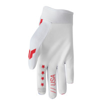 Gants cross enfant Thor Launchmode Patriot - Rouge Blanc Bleu 2