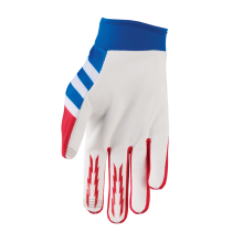 Gants cross enfant Thor Launchmode Shockie - Rouge Bleu 2