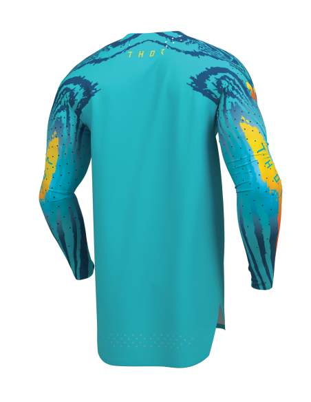 Maillot cross Thor 2027 Sportmode Damascus - Aqua