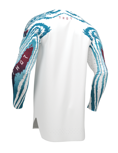 Maillot cross Thor 2027 Sportmode Damascus - Blanc