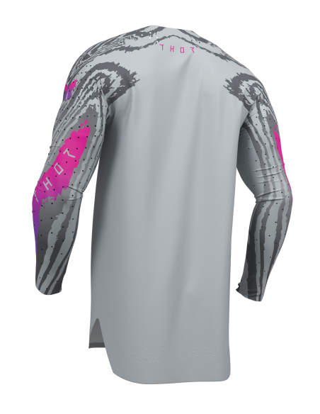 Maillot cross Thor 2027 Sportmode Damascus - Gris