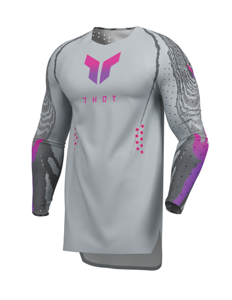 Maillot cross Thor 2027 Sportmode Damascus - Gris