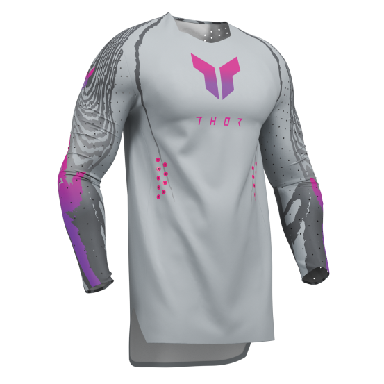 Maillot cross Thor 2027 Sportmode Damascus - Gris