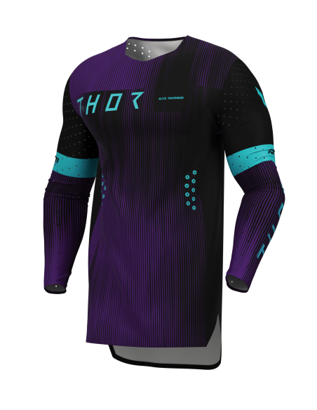 Maillot cross Thor 2027 Sportmode Vanish - Noir Violet