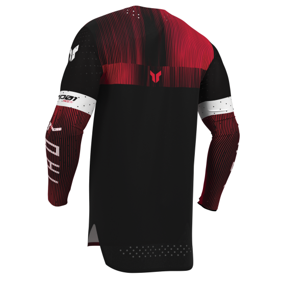Maillot cross Thor 2027 Sportmode Vanish - Noir Rouge