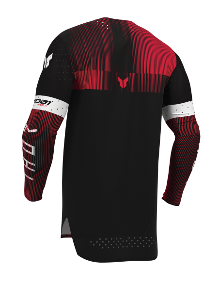 Maillot cross Thor 2027 Sportmode Vanish - Noir Rouge