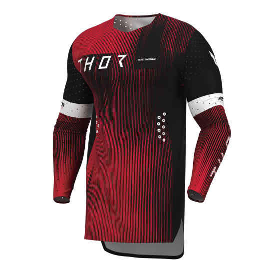 Maillot cross Thor 2027 Sportmode Vanish - Noir Rouge