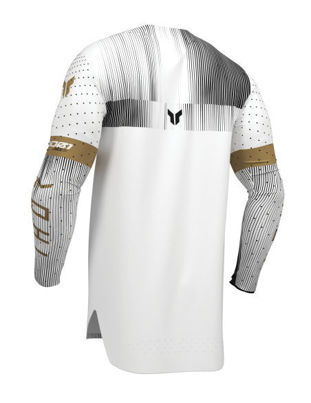 Maillot cross Thor 2027 Sportmode Vanish - Blanc Noir